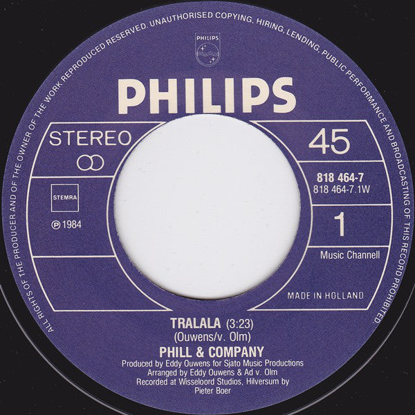 Phill & Company : Tralala (7")