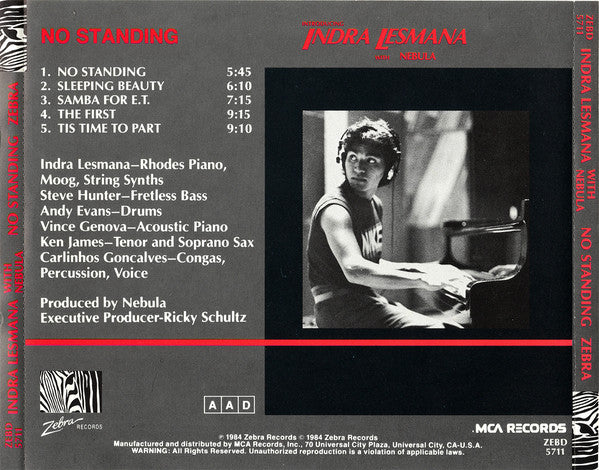 Indra Lesmana With Nebula (21) : No Standing (CD, Album)