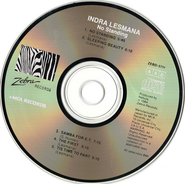 Indra Lesmana With Nebula (21) : No Standing (CD, Album)
