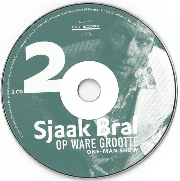 Sjaak Bral : Op Ware Grootte (2xCD, Album)