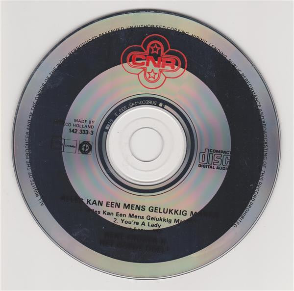 René Froger & Het Goede Doel : Alles Kan Een Mens Gelukkig Maken (CD, Single)