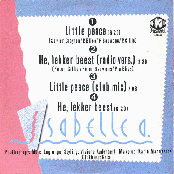 Isabelle A : Little Peace / Hé Lekker Beest (CD, Maxi)
