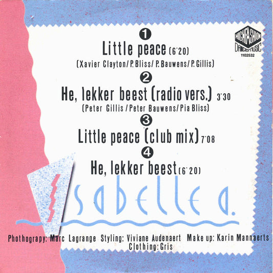 Isabelle A : Little Peace / Hé Lekker Beest (CD, Maxi)