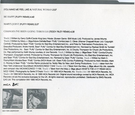 Mary J. Blige : (You Make Me Feel Like A) Natural Woman (CD, Single)