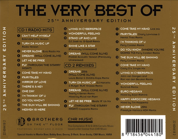 2 Brothers On The 4th Floor Feat. Des'Ray & D-Rock : The Very Best Of (25th Anniversary Edition) (2xCD, Comp)
