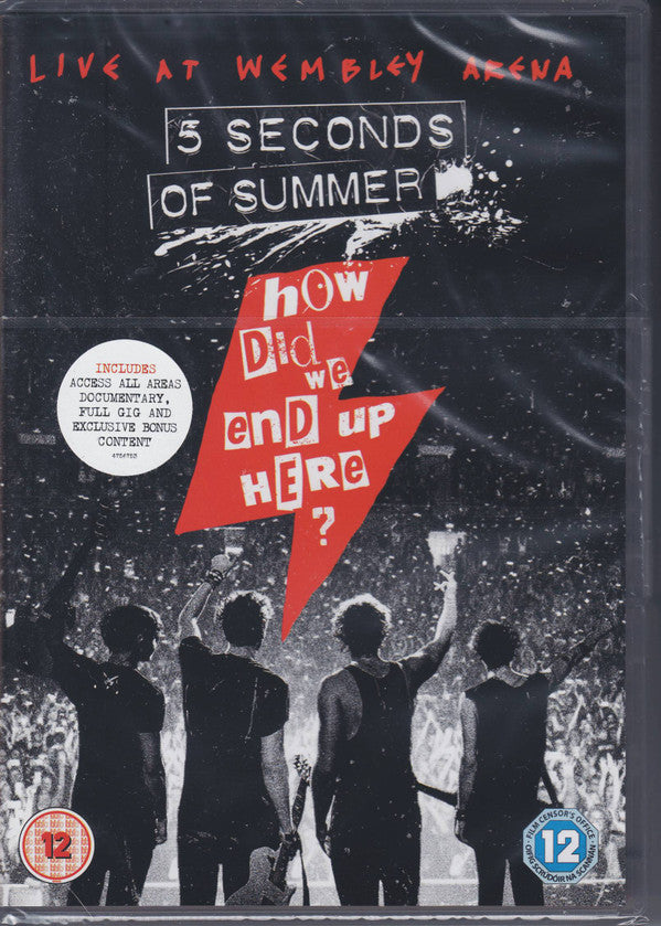 5 Seconds Of Summer : How Did We End Up Here? 5 Seconds Of Summer Live At Wembley Arena (DVD-V, Album)