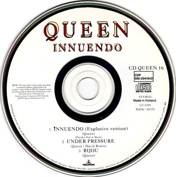 Queen : Innuendo (CD, Single)