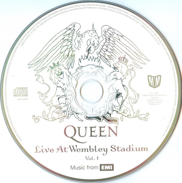 Queen : Live At Wembley Stadium Vol.1 (CD, Album, RE, RM, Dig)