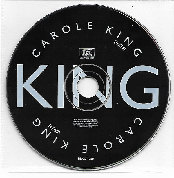 Carole King : In Concert (CD, Album)