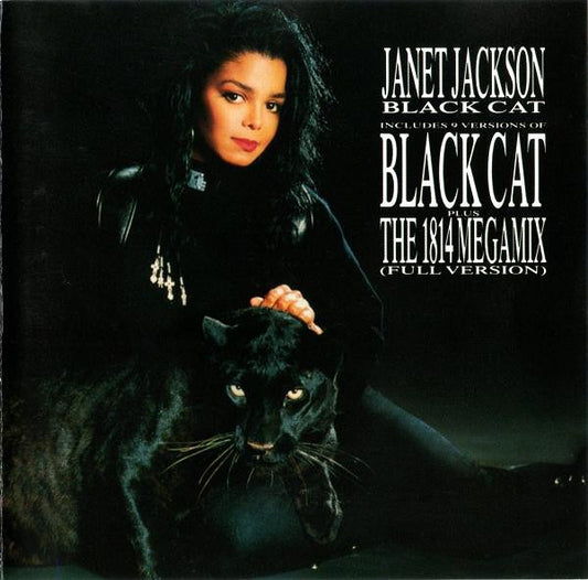 Janet Jackson : Black Cat (Includes 9 Versions Of Black Cat Plus The 1814 Megamix (Full Version)) (CD, Maxi)