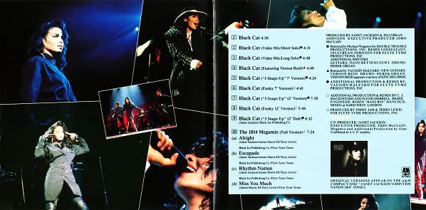 Janet Jackson : Black Cat (Includes 9 Versions Of Black Cat Plus The 1814 Megamix (Full Version)) (CD, Maxi)