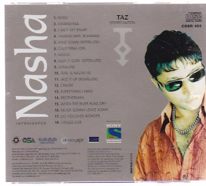 Taz (18) : Nasha (Intoxicated) (CD, Album)