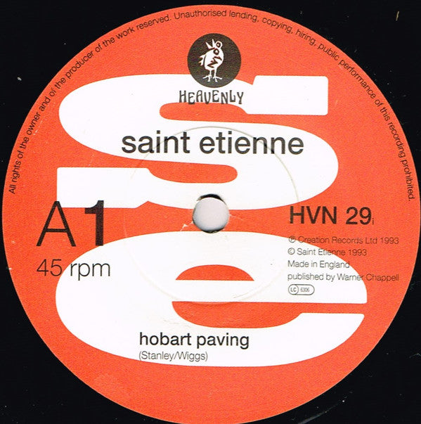 Saint Etienne : Hobart Paving / Who Do You Think You Are (7", Single)