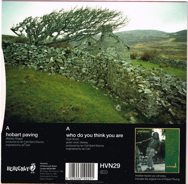 Saint Etienne : Hobart Paving / Who Do You Think You Are (7", Single)