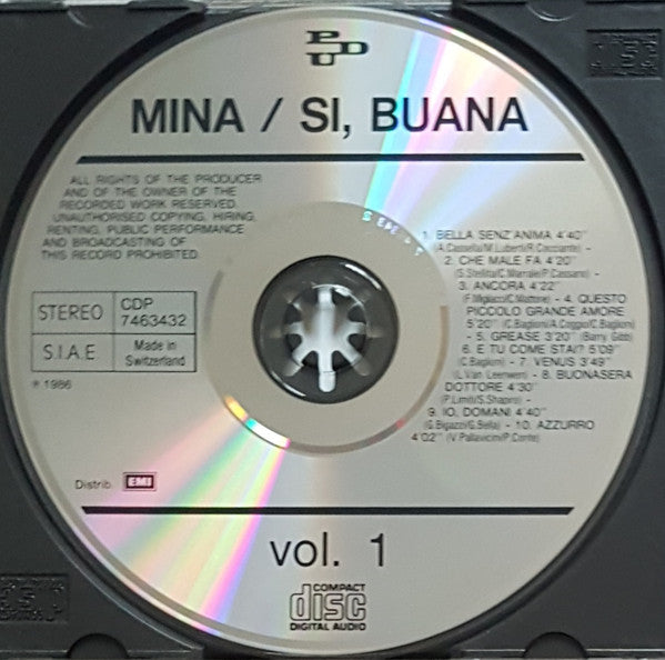 Mina (3) : Si, Buana Vol. 1 (CD, Album)