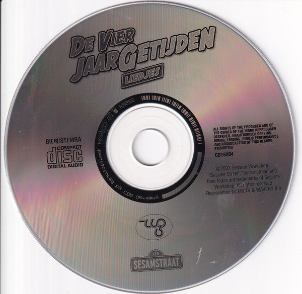 Sesamstraat : De Vier Jaargetijden (CD, Album)