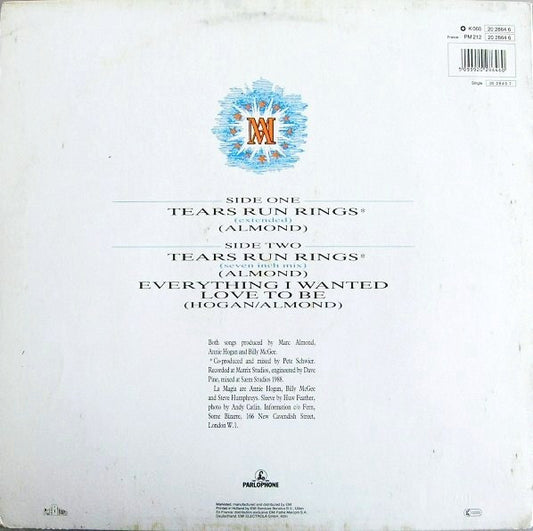 Marc Almond : Tears Run Rings (12")