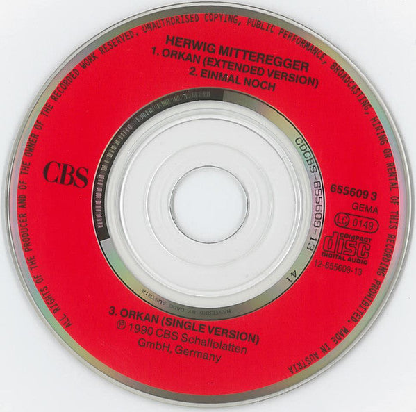 Herwig Mitteregger : Orkan (CD, Mini, Maxi)