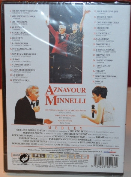 Charles Aznavour, Liza Minnelli : Au Palais Des Congrès De Paris (DVD, RE, PAL)