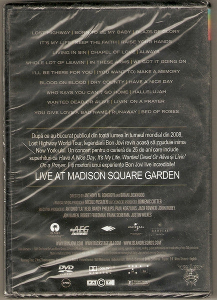 Bon Jovi : Live At Madison Square Garden (DVD-V)