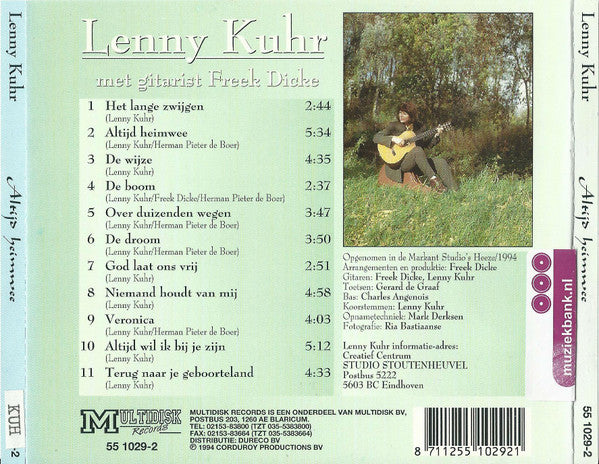 Lenny Kuhr Met Gitarist Freek Dicke : Altijd Heimwee (CD, Album)