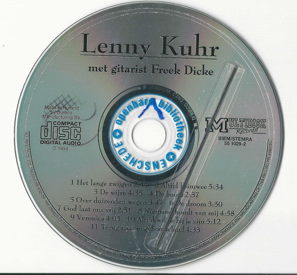 Lenny Kuhr Met Gitarist Freek Dicke : Altijd Heimwee (CD, Album)