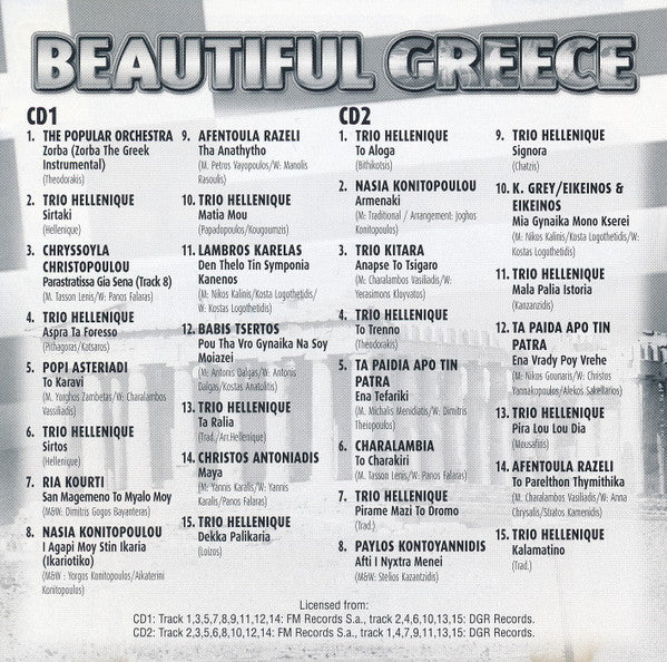 Various : Beautiful Greece (2xCD, Comp)