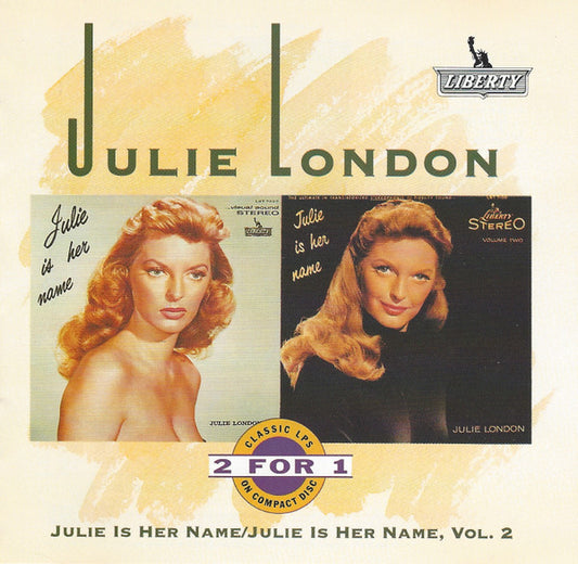 Julie London : Julie Is Her Name / Julie Is Her Name, Vol. 2 (CD, Comp, Cap)