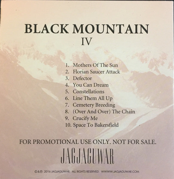 Black Mountain : IV (CD, Album, Promo)