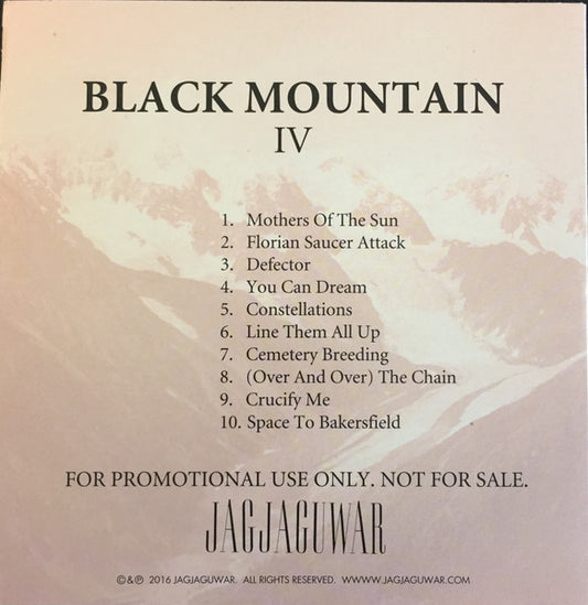 Black Mountain : IV (CD, Album, Promo)