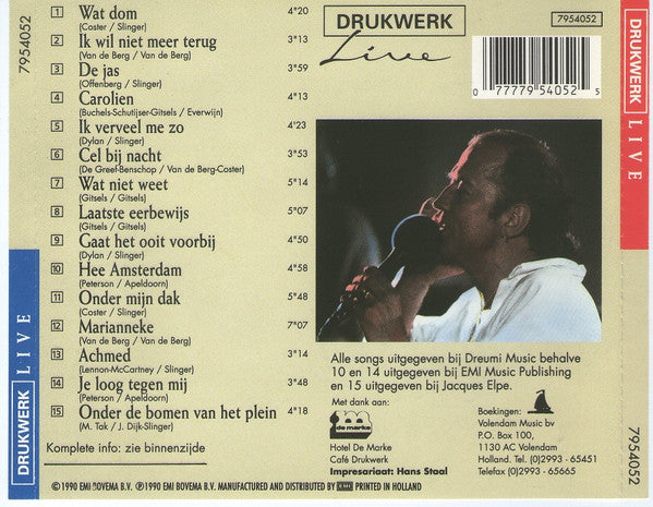Drukwerk : Live (CD, Album)