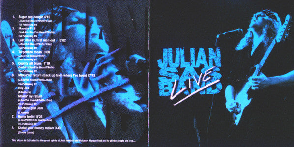 Julian Sas Band : Live (CD, Album)