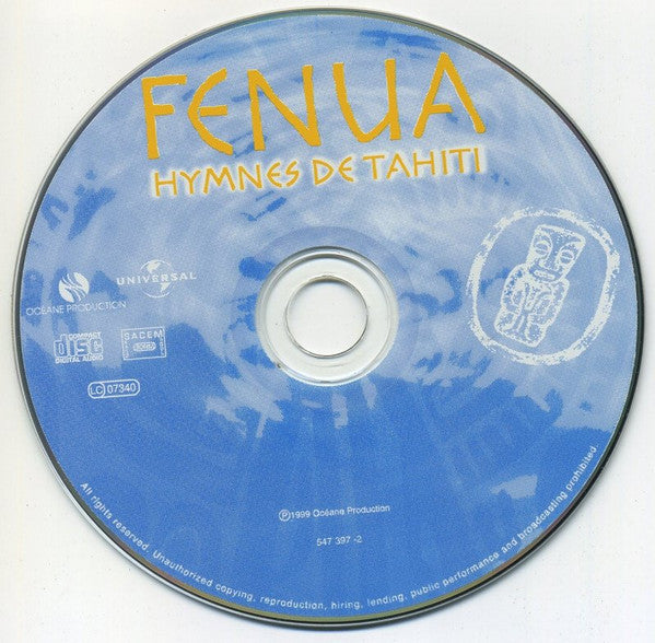 Fenua : Hymnes De Tahiti (CD, Album)