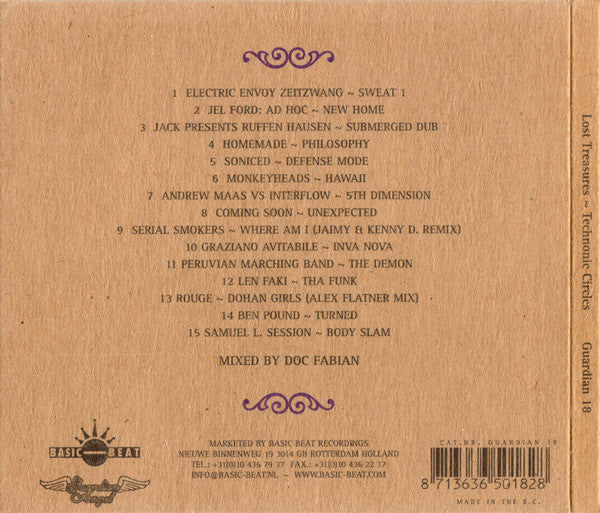 Various : Lost Treasures ~ Technonic Circles (CD, Comp, Mixed)
