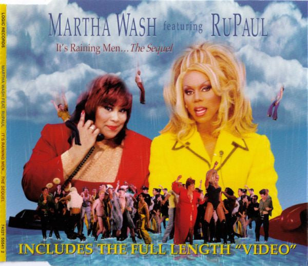 Martha Wash Featuring RuPaul : It's Raining Men... The Sequel (CD, Single, Enh)