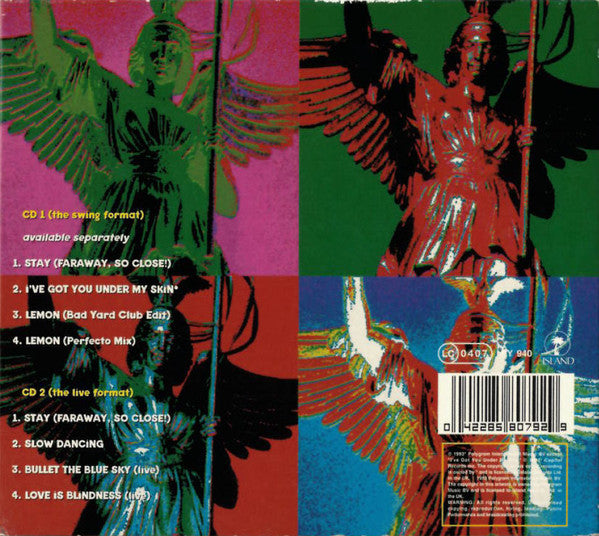 U2 : Stay (Faraway, So Close!) - The Live Format (CD, Single, Dig)