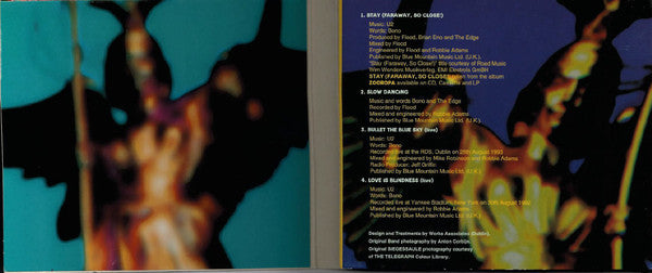 U2 : Stay (Faraway, So Close!) - The Live Format (CD, Single, Dig)