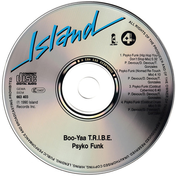 Boo-Yaa T.R.I.B.E. : Psyko Funk (CD, Maxi)
