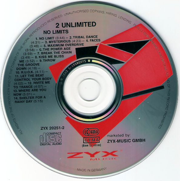2 Unlimited : No Limits! (CD, Album)