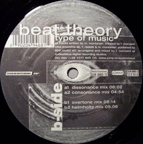 Beat Theory : Type Of Music (12")