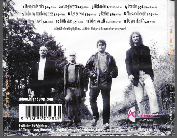 The Trembling Highburys : The Moon Is Mine (CD, Album)