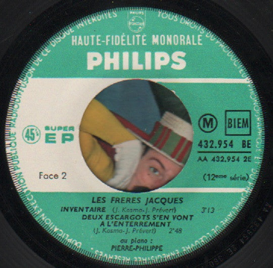 Les Frères Jacques : 12ème Série - Barbara (7", EP)
