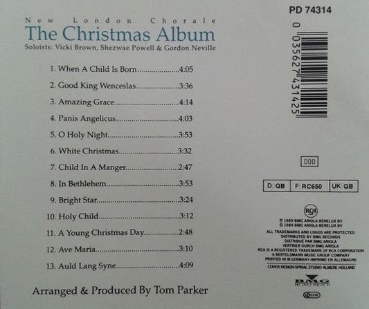New London Chorale : The Christmas Album (CD, Album, RE)