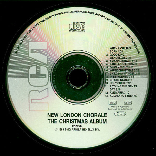 New London Chorale : The Christmas Album (CD, Album, RE)