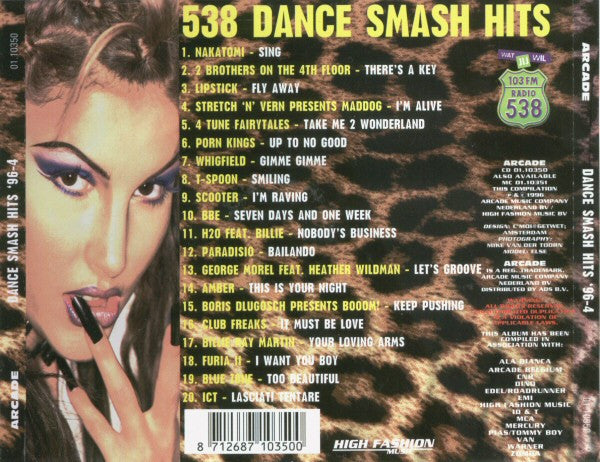 Various : 538 Dance Smash Hits 1996 Vol. 4 (CD, Comp)