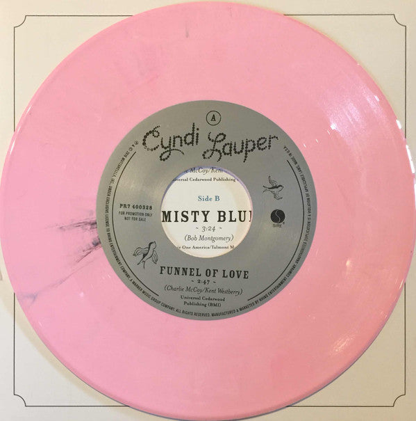 Cyndi Lauper : Funnel Of Love (7", Ltd, Promo, Pin)