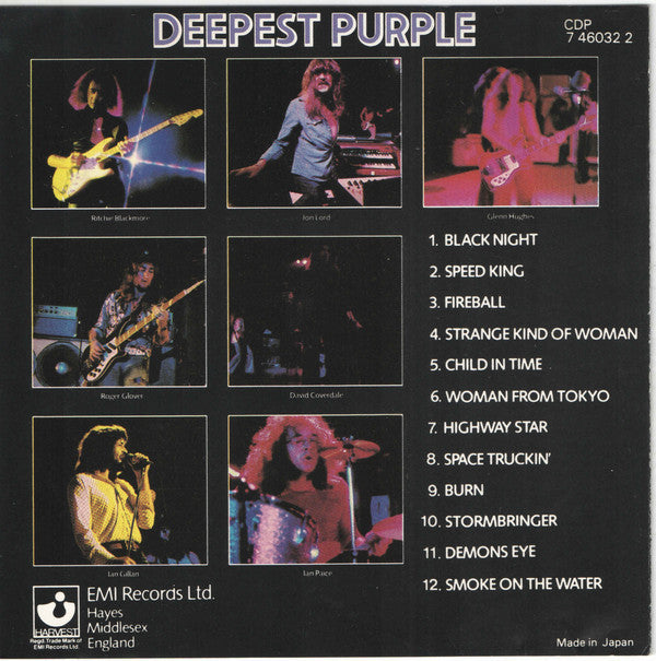 Deep Purple : Deepest Purple: The Very Best Of Deep Purple (CD, Comp)