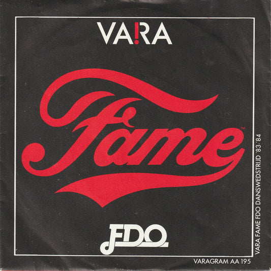Unknown Artist : Fame (7", EP)
