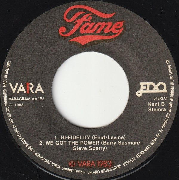 Unknown Artist : Fame (7", EP)