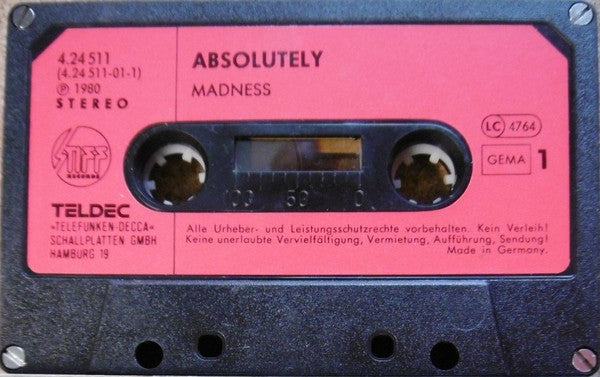 Madness : Absolutely (Cass, Album)